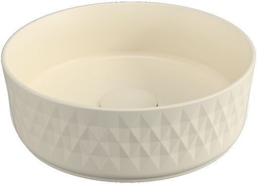 Раковина керамическая Allen Brau Fantasy 4.11033.IV 40х40 накладная цвет бежевый без отверстий под смеситель