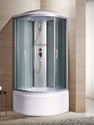 Душевая кабина River NARA 10000006212 100х100 четверть круга с крышей ориентация универсальная