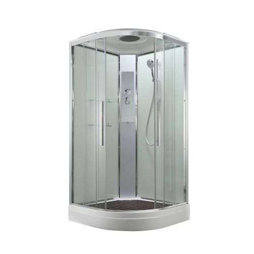 Душевая кабина AvaCan EM EM2010T 100х100 четверть круга с крышей ориентация универсальная