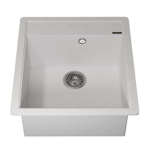 Кухонная мойка Uperwood Quartz Premium UPD-07 3910202124 45х50 цвет белый поверхность матовая