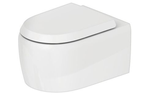 Чаша унитаза подвесная Duravit Qatego 2556090000 цвет белый без сиденья безободковая каскадный смыв