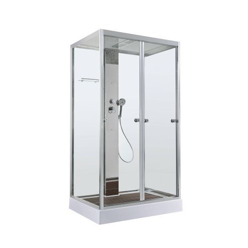 Душевая кабина AvaCan Z Z1911 110х90 прямоугольная с крышей ориентация универсальная