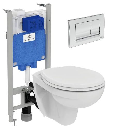 Комплект унитаз с инсталляцией с клавишей смыва Ideal Standard  CS-040103
