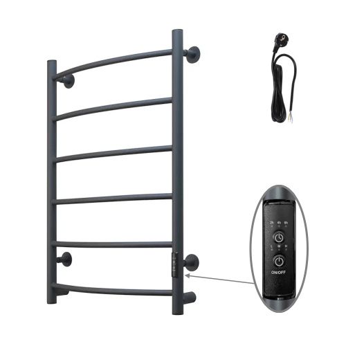 Полотенцесушитель электрический Тругор Пэк сп Пэксп5/8050графитВГП 55х80 серый