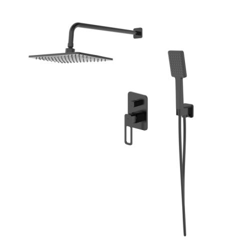 Душевая система Iddis Slide SLIBL02i67 встраиваемая в стену цвет черный