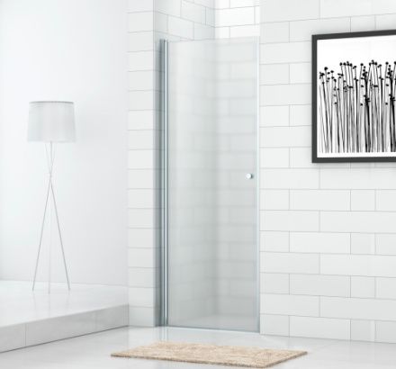 Душевая дверь Cezares ECO ECO-O-B-1-60-P-Cr 60х190 стекло рифленое профиль хром