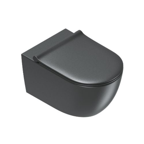 Чаша унитаза подвесная Catalano Sfera 511550022 цвет черный без сиденья безободковая смыв торнадо