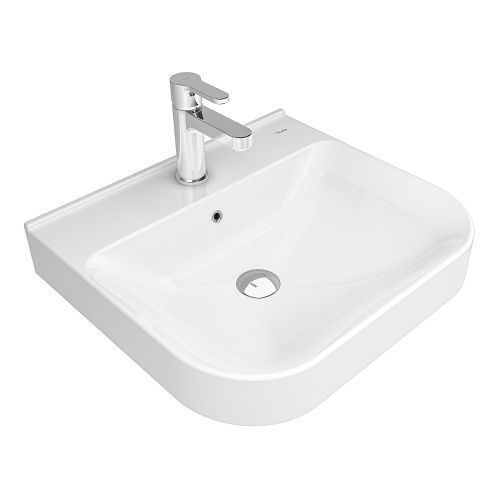 Раковина керамическая Kale LOFT 310200200444 50 см подвесная цвет белый 1 отверстие под смеситель