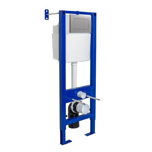 Комплект сантехническая инсталляция с клавишей смыва Berges АТОМ 040346