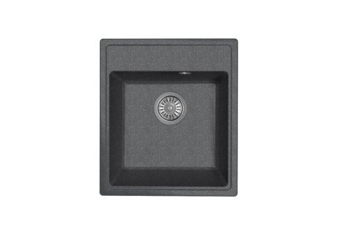 Кухонная мойка Dr.Gans Оливия 420 25.150.B0420.407 F 50х40 цвет черный поверхность матовая