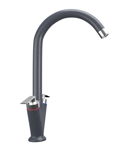 Смеситель для кухни Ulgran Classic U-011-343 на мойку черный