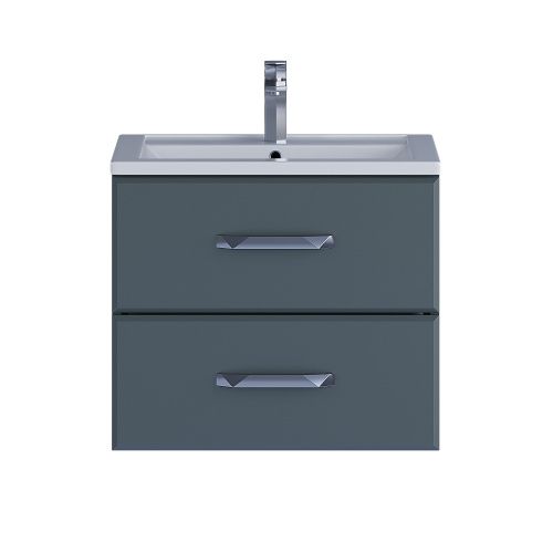 Тумба с раковиной Uperwood Foster 291020539 60х40 цвет серый