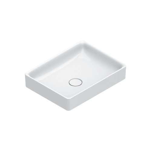 Раковина керамическая Catalano Green 422500001 50 см накладная цвет белый без отверстий под смеситель