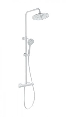 Душевая стойка Wonzon & Woghand Inn WW-B3047-A1-MW настенная цвет белый с термостатом