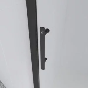 Душевая дверь Veconi Evo E1-B-130-01-C9 130х195 стекло прозрачное профиль черный - фото 2