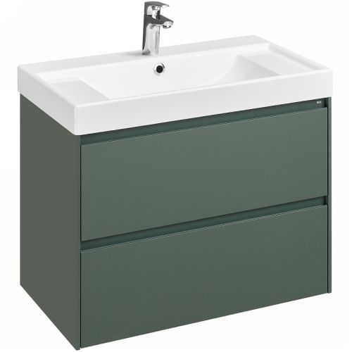 Тумба под раковину Roca Ona A857630513 80х50 подвесная цвет зеленый