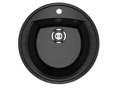 Кухонная мойка Ulgran Classic U-603-308 50х50 цвет черный