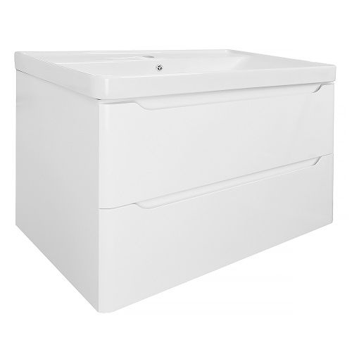 Тумба с раковиной Azario LOTOS CS00083931 80х50 подвесная цвет белый