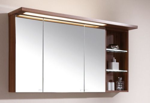 Зеркало-шкаф Puris Swing SET41122R(161) 120х70 подвесной цвет белый