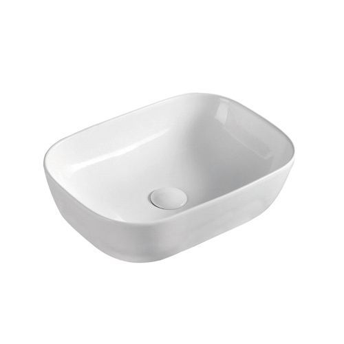 Раковина из сантехнического фарфора WesnaArt Ocean 4020-OCE12 50х30 накладная цвет белый