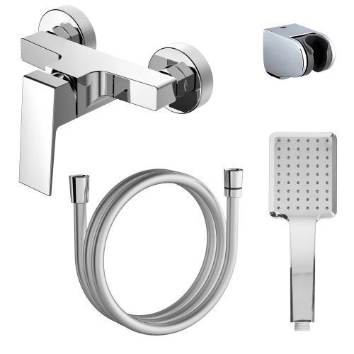 Смеситель Azario Eddie AZ-WQY338207C настенный хром