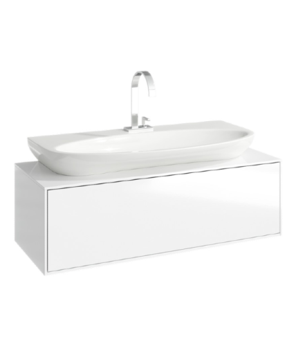 Тумба под раковину Aqwella Y GEN0110W 100х40 подвесная цвет белый