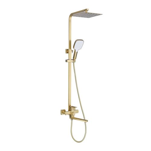 Душевая стойка ProHanss P30.24.03 настенная цвет золото
