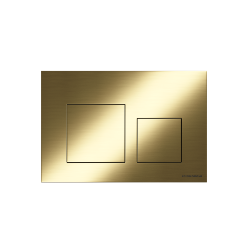 Клавиша смыва механическая Ceramica Nova Balance/Square CN12-002BG цвет золото