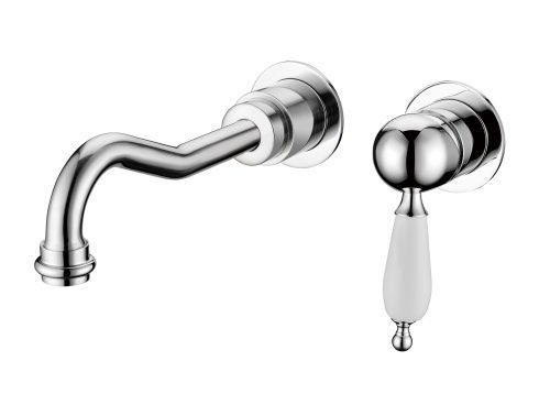 Смеситель для раковины Boheme Tradizionale Cromo 267 встраиваемый в стену хром