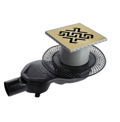 Душевой трап Berges PLATZ Antik 094161 10х10 бронза