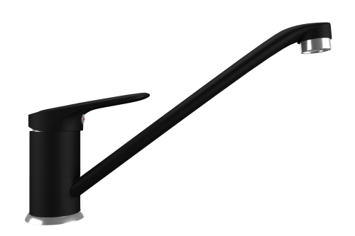 Смеситель для кухни Ulgran Quartz UQ-004-07 на мойку черный