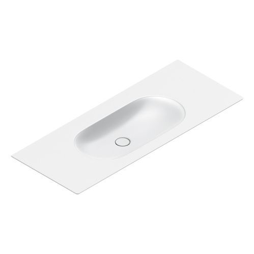 Раковина керамическая Catalano Sfera 521260021 130 см подвесная цвет белый без отверстий под смеситель