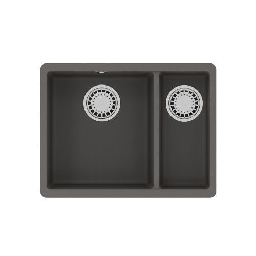 Кухонная мойка LeMark Sinara 550.2-u 9910083 55х40 цвет серый поверхность матовая
