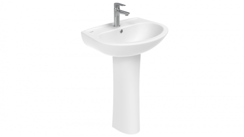 Раковина из сантехнического фарфора Creavit Sedef SD065-00CB00E-0000 70х50 подвесная цвет белый