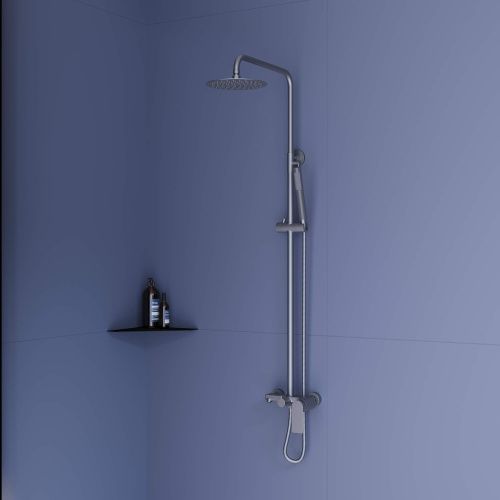 Душевая стойка RGW Shower Panels 59140127-11 настенная цвет серый