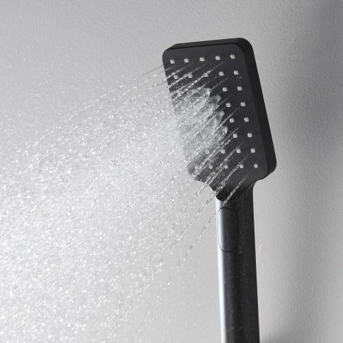 Душевая лейка Wasserkraft Elbe 7400 A130 цвет черный