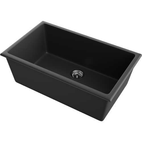 Кухонная мойка Omoikiri Okinoshima 76-U/I 4997146 75х45 цвет черный