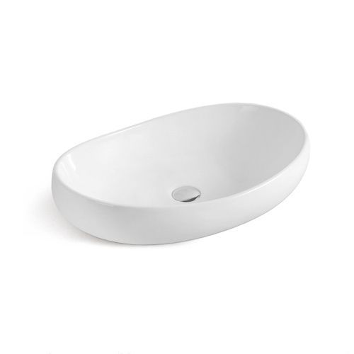 Раковина из сантехнического фарфора WesnaArt Nova 4060-NOV03 60х40 накладная цвет белый