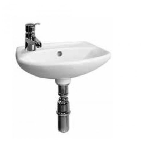 Раковина из сантехнического фарфора Jika Lyra 8152710001059 40х30 подвесная цвет белый 1 отверстие под смеситель