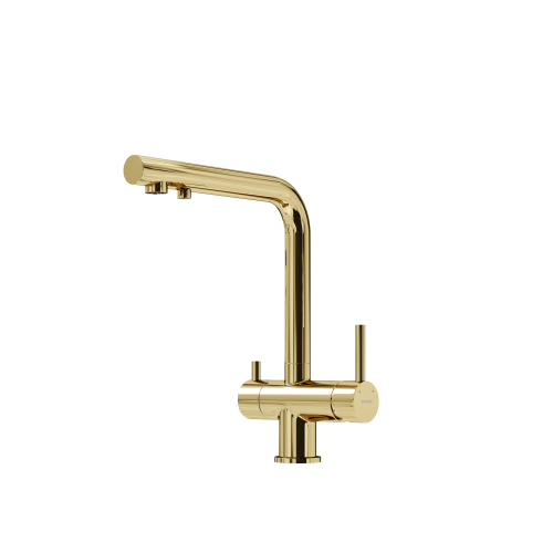 Смеситель для кухни Sancos Foster SC4014ZG на мойку золото