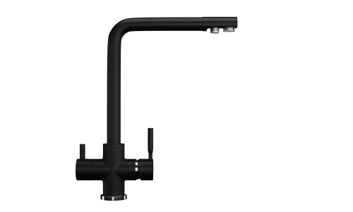 Смеситель для кухни Ulgran Classic U-016-308 на мойку черный