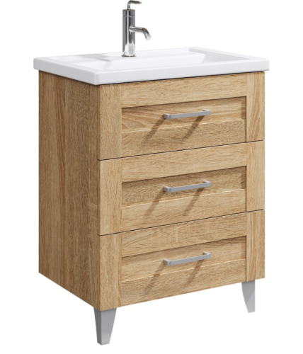 Тумба под раковину Aqwella Y FOS01073DS 70х50 напольная цвет коричневый