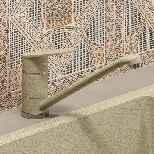 Смеситель для кухни Uperwood ECON UPD-001-02 UPD-E-001-02 на мойку бежевый