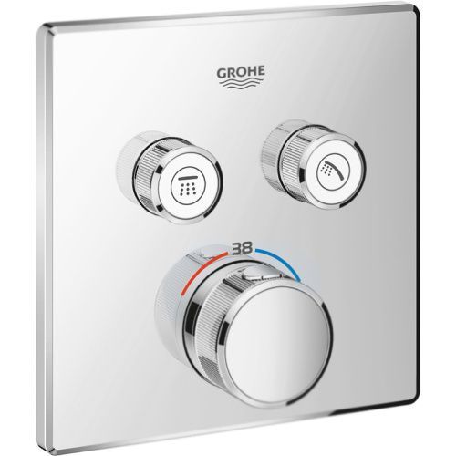 Смеситель Grohe Grohtherm 29124000 встраиваемый в стену хром с термостатом