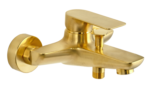 Смеситель для ванны Remer Infinity I05BG настенный золото