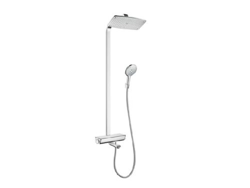 Душевая стойка Hansgrohe Raindance E 27113400 настенная цвет белый/хром