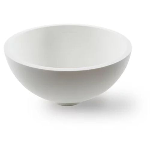 Раковина из искусственного камня MonteBianco Nemi Due 11103 30х30 встраиваемая цвет белый без отверстий под смеситель