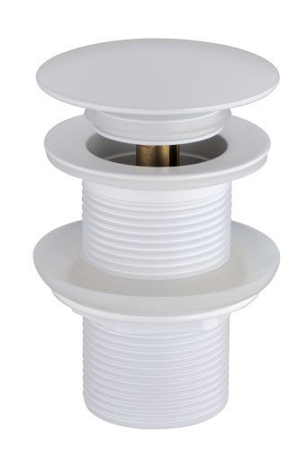 Донный клапан Boheme 612-MW белый