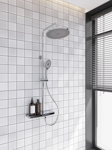 Душевая стойка Veconi ENNA EN-200-C-C4 настенная цвет хром