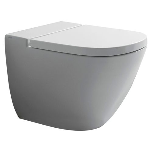 Чаша унитаза приставная Globo Stockholm LA001.BI цвет белый душевой смыв